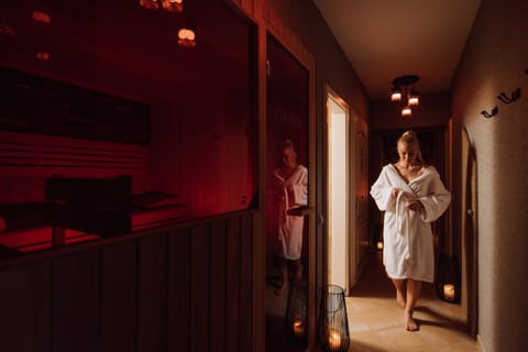 People, Sauna, group of guests