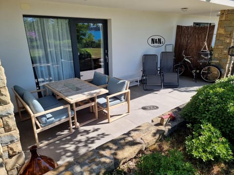 Patio, Day, Seating area