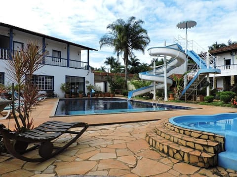 Property building, Patio, Swimming pool