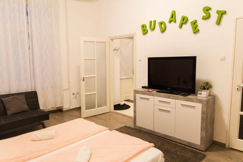 Communal lounge/ TV room, Bed, TV and multimedia, Bedroom