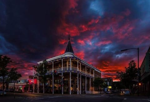 Property building, Sunset