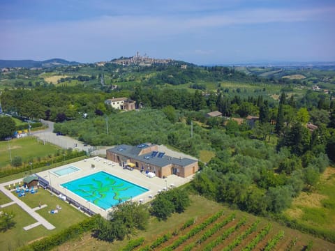 Bird's eye view, Swimming pool