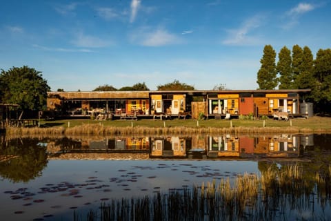 Property building, Day, Lake view