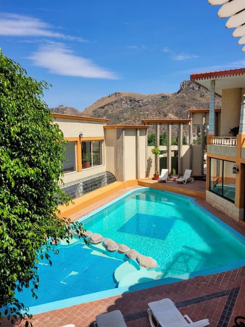 Natural landscape, Mountain view, Pool view, Swimming pool