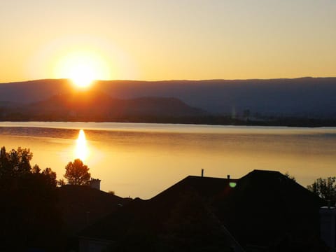 Natural landscape, Lake view, Sunrise