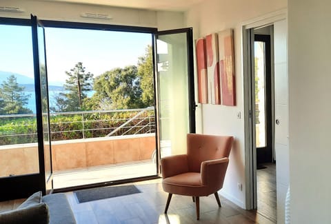 Property building, Living room, Sea view