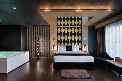 Bed, Decorative detail, Bedroom