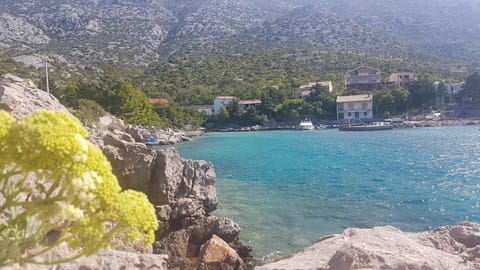 Natural landscape, Beach, Mountain view, Sea view