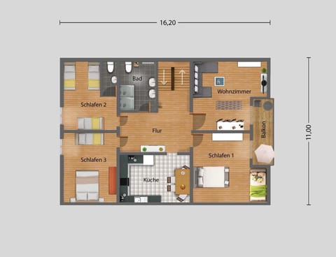 Ferienwohnungen am Naturbad Apartment in Lahr