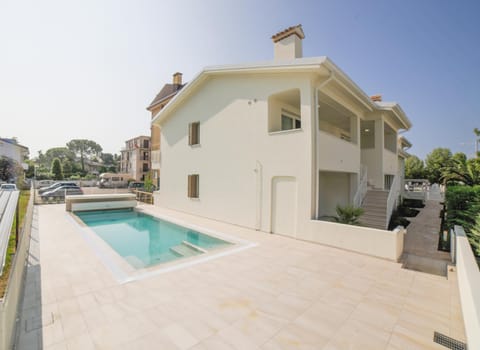 Property building, Pool view, Swimming pool