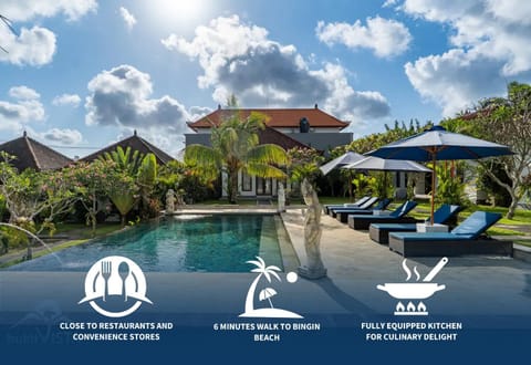 Garden, Text overlay, Pool view, Swimming pool, sunbed