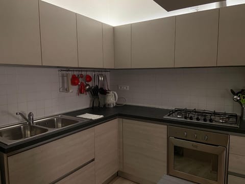 Kitchen or kitchenette, dishwasher