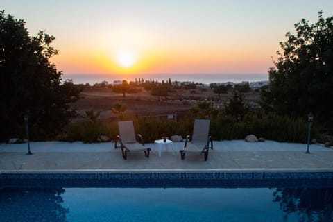 Pool view, Swimming pool, Swimming pool, Sunrise, Sunset