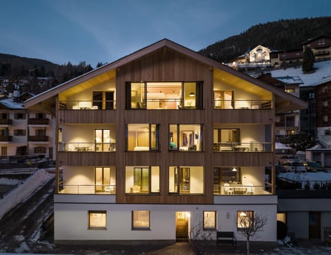 Property building, Night, Natural landscape, Winter