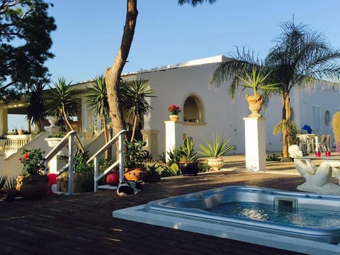 Property building, Pool view