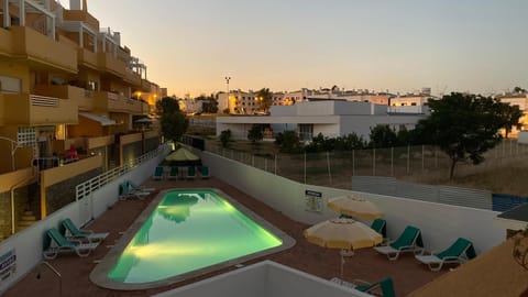 Pool view, Swimming pool, Sunset