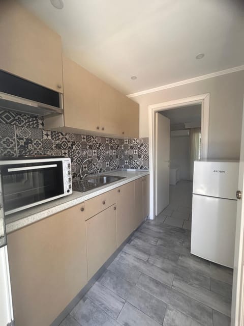 Kitchen or kitchenette, oven, stove
