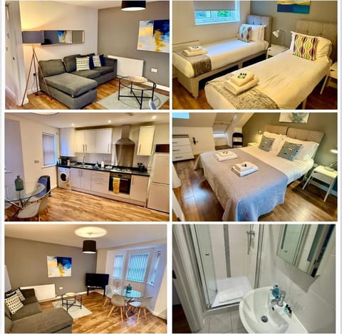 Bathroom, Kitchen or kitchenette, Living room, Seating area, Dining area, Bedroom, stove