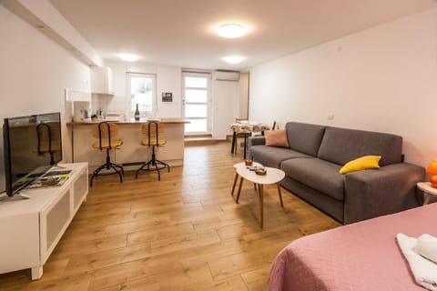 TV and multimedia, Kitchen or kitchenette, Living room, Seating area, Dining area