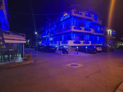 Property building, Night, Location, Parking