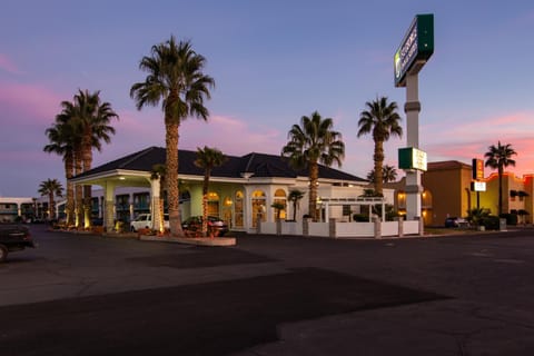 Property building, Night, Street view