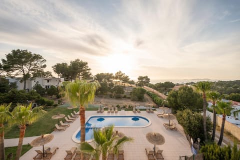 Pool view, Swimming pool, Sunset