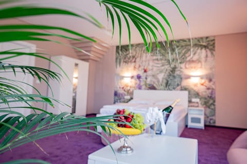 Photo of the whole room, Sunrise