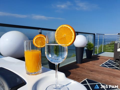 Day, Natural landscape, View (from property/room), Balcony/Terrace, Sea view