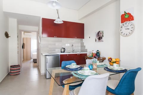 Kitchen or kitchenette, Living room, Dining area