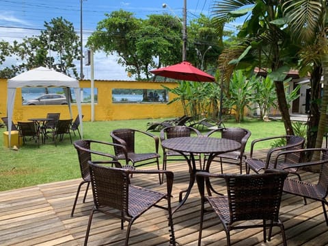 Patio, Restaurant/places to eat, Garden view, Sea view