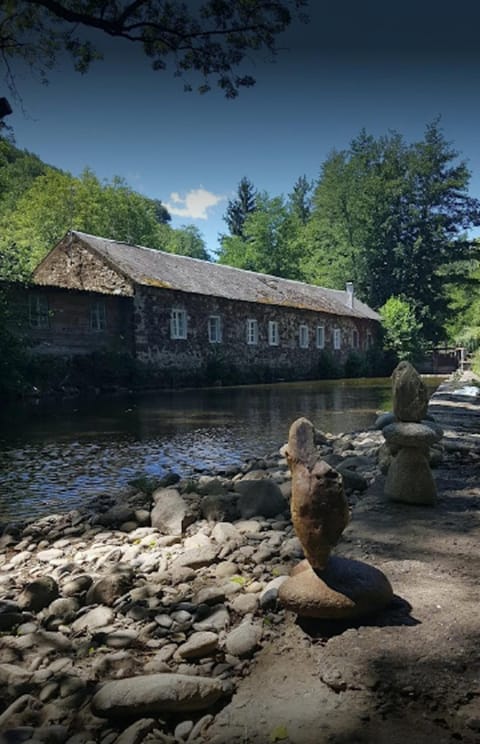 Property building, Day, Natural landscape, River view