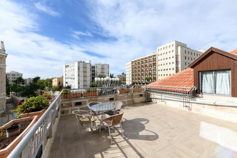 Patio, Balcony/Terrace, City view, Street view