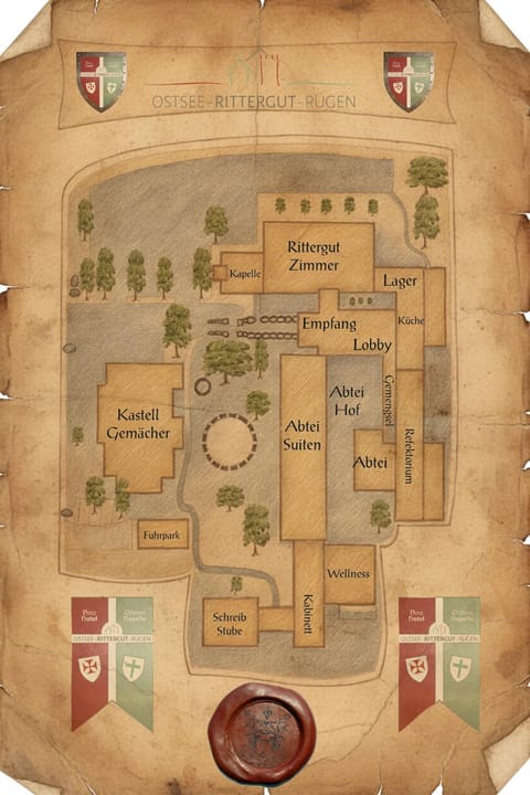 Property building, Floor plan, Area and facilities