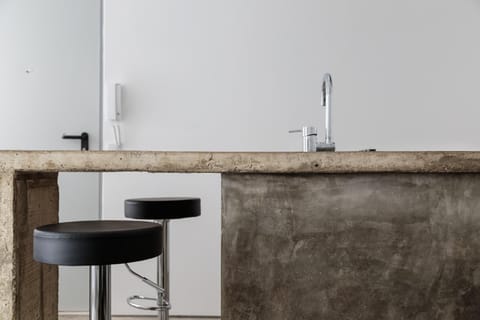 Kitchen or kitchenette, Living room, Dining area