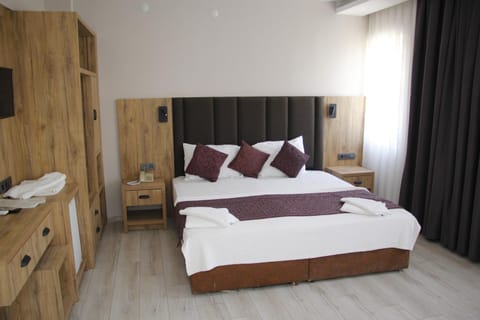 Bed, Photo of the whole room, Bedroom, towels, wardrobe