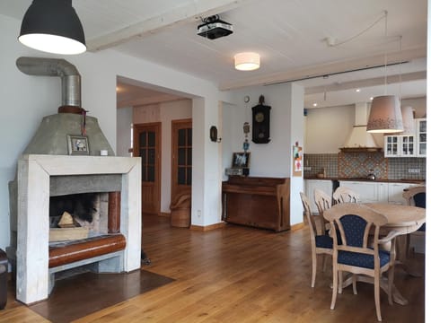 Kitchen or kitchenette, Living room, Dining area