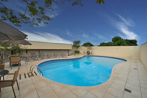 Patio, Day, Pool view, Swimming pool, sunbed