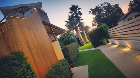 Property building, Garden view