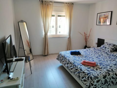 Property building, Bedroom, Garden view