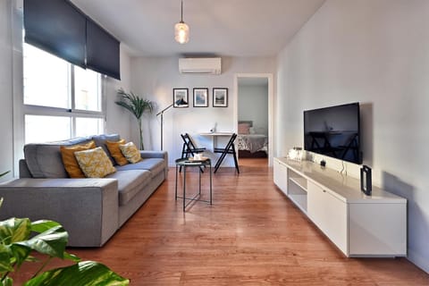 Living room, air conditioner
