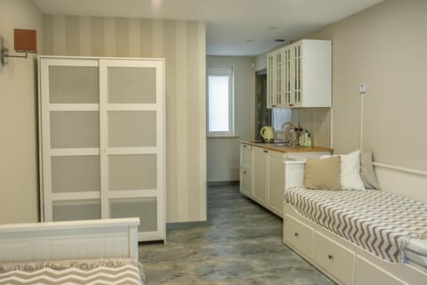 Bed, Kitchen or kitchenette, Living room, Dining area, Bedroom