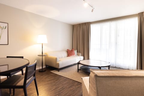 Living room, Seating area, Dining area