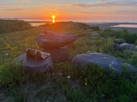 Nearby landmark, Beach, Sunset