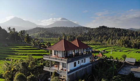 Neighbourhood, Bird's eye view, Mountain view