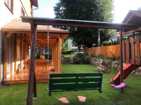 Patio, Children play ground, Garden, Garden view