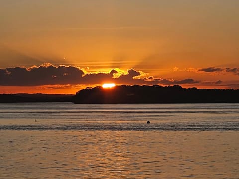 Summer, Sunset, sunbed