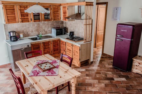Kitchen or kitchenette, Dining area