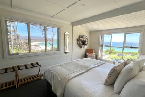 Bed, View (from property/room), Bedroom, Mountain view, Sea view