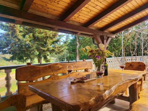 Balcony/Terrace, Dining area, Garden view