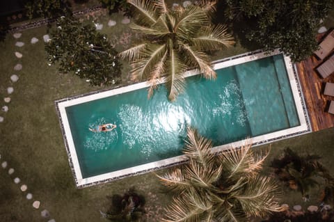 Bird's eye view, Pool view